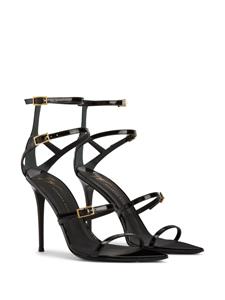 Giuseppe Zanotti Intriigo Abely lakleren sandalen - Zwart