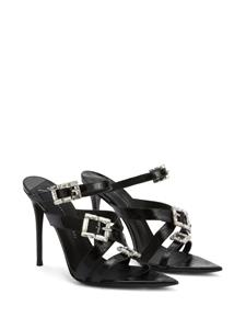 Giuseppe Zanotti Intriigo Orely leren sandalen - Zwart