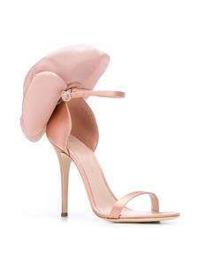 Giuseppe Zanotti Sandalen met pioen applicatie - Roze