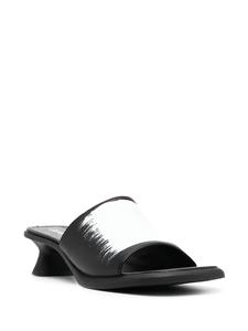 CamperLab Dina sandalen met verfstreek - Zwart