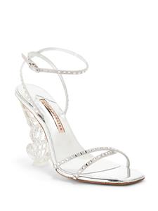 Sophia Webster Paloma leren sandalen - Zilver