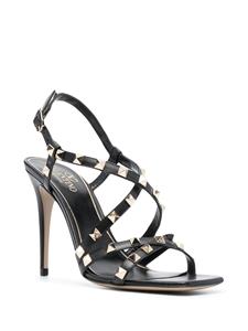 Valentino Rockstud leren sandalen - Zwart