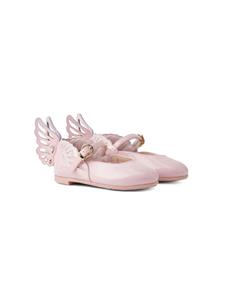 Sophia Webster Mini Ballerina's met vlinderpatch - Roze