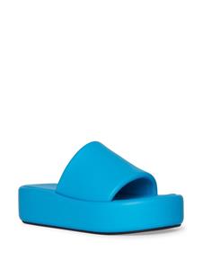 Balenciaga Rise slippers met plateauzool - Blauw