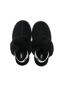 UGG Kids Funkette slingback slippers - Zwart