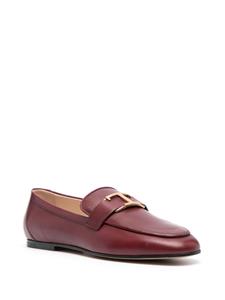 Tod's T Timeless leather loafers - Bruin