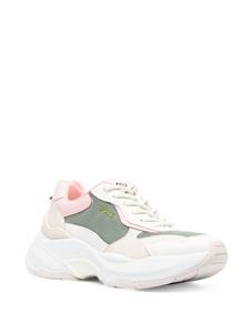 BOSS Sneakers met vlakken - Beige