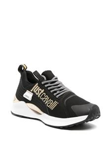 Just Cavalli Sneakers met logoprint - Zwart