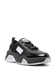Versace Sneakers met logoplakkaat - Zwart