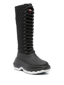 Kenzo x Hunter Tall 70mm lace-up boots - Zwart