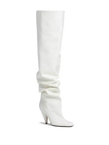 Proenza Schouler Cone Slouch Over The Knee 100mm boots - Wit