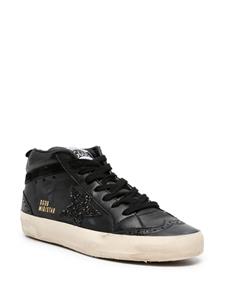 Golden Goose Mid-Star leather sneakers - Zwart