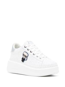 Karl Lagerfeld Sneakers met glitters - Wit