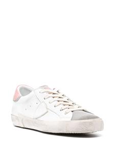 Philippe Model Paris Prsx distressed-effect panelled sneakers - Wit