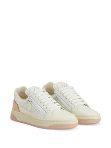 Giuseppe Zanotti Sneakers met geborduurd logo - Beige