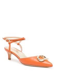 Dee Ocleppo Paige leren pumps - Oranje