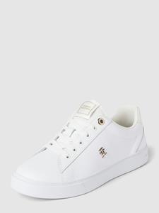 Tommy Hilfiger Sneakers van leer met labelapplicatie, model 'ESSENTIAL'