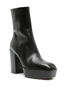 Aeyde Berlin 110mm leather ankle boot - Zwart
