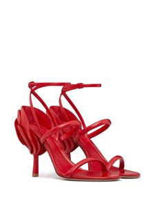 Valentino Roserouche 1959 100mm leather sandals - Rood