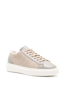 Doucal's Sneakers van imitatie scheerwol - Beige