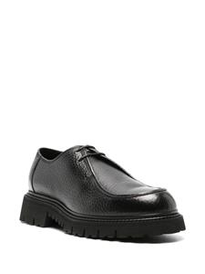 Doucal's x Neil Barrett chuncky sole leather loafer - Zwart