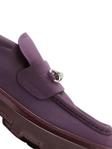 Burberry Creeper Clamp barbed-wire suede loafers - Paars