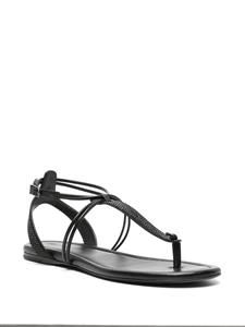 Zadig & Voltaire Moonstar rhinestone-embellished sandals - Zwart