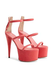 Giuseppe Zanotti GZ Aida sandalen met plateauzool - Roze