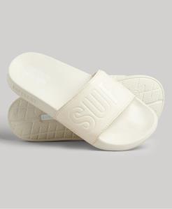 Superdry Vrouwen Code Core Badslippers Crème Grootte: S