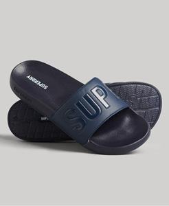 Superdry Male Core Badslippers Blauw Grootte: S