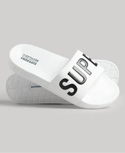 Superdry Mannen Code Core Badslippers Wit