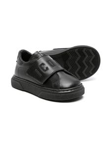 Dsquared2 Kids Icon-studded leather sneakers - Zwart