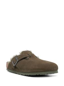 Birkenstock Boston VL suède slippers - Groen