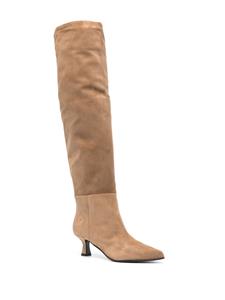 3juin Bea Touch suede knee-high boots - Bruin