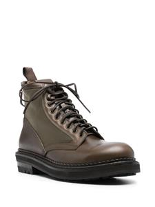 Buttero Cargo panelled ankle boots - Groen