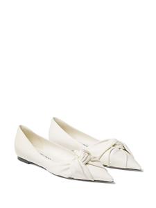 Jimmy Choo Hedera leren ballerina's - Wit