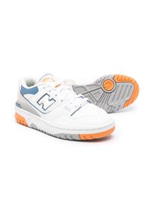 New Balance Kids 550 panelled leather sneakers - Wit