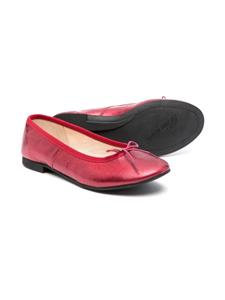 Pom D'api Dory Bal laminated ballerina shoes - Rood