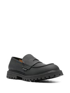 Premiata penny-slot faux-leather loafers - Zwart