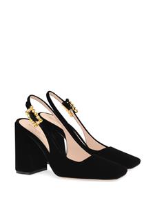 Gianvito Rossi Wondy 95 mm slingback pumps - Zwart