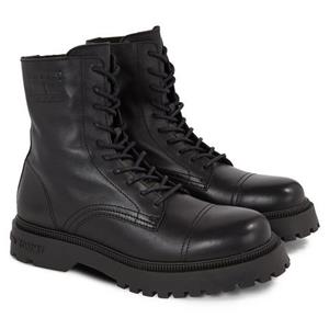 TOMMY JEANS Veterlaarsjes TJM CASUAL BOOT met opzij gestempeld logo