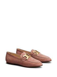 Tod's Suède loafers - Roze