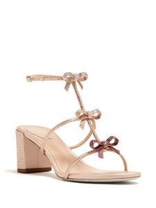 René Caovilla Caterina crystal-embellished sandals - Roze