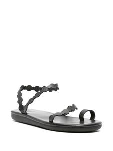Ancient Greek Sandals Cronos flat leather sandals - Zwart