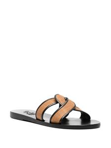 Ancient Greek Sandals Desmos flat sandals - Zwart