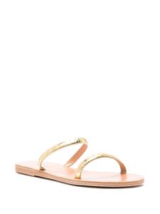 Ancient Greek Sandals Echidna flat leather sandals - Goud