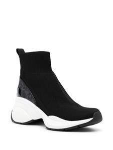 Michael Kors Zumma sock-style sneakers - Zwart