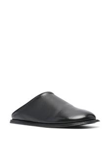 Marsèll round-toe leather slippers - Zwart