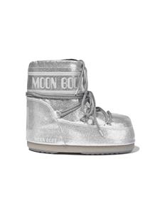 Moon Boot Kids Icon glitter-detail ankle boots - Zilver