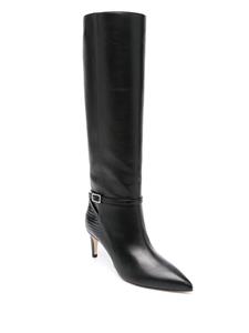 Paris Texas 70mm pointed-toe leather boots - Zwart